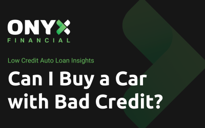 Can I Buy A Car With Bad Credit?