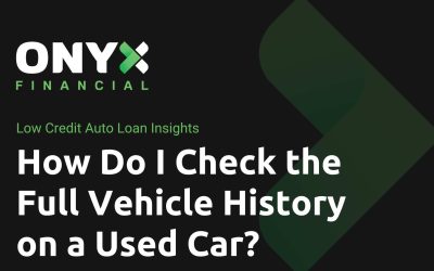 How Do I Check the Full Vehicle History on a Used Car?