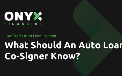 What Should An Auto Loan Cosigner Know?