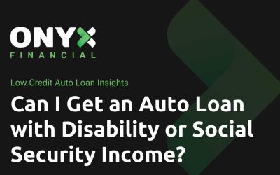 Can I Get an Auto Loan with Disability or Social Security Income?