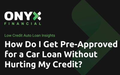 Can I Pre Approved for a Car Loan Without Impacting My Credit?